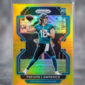 2021 Panini Prizm Trevor Lawrence Gold Prizm Rookie /10