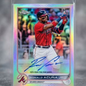2022 Topps Chrome Ronald Acuña Jr. Autograph